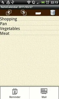 NoteCalendar Free android App screenshot 3