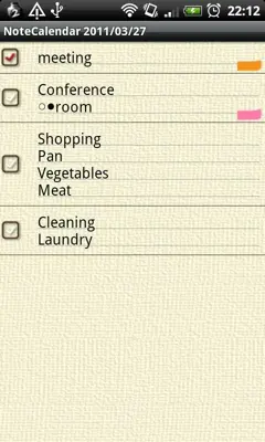NoteCalendar Free android App screenshot 5